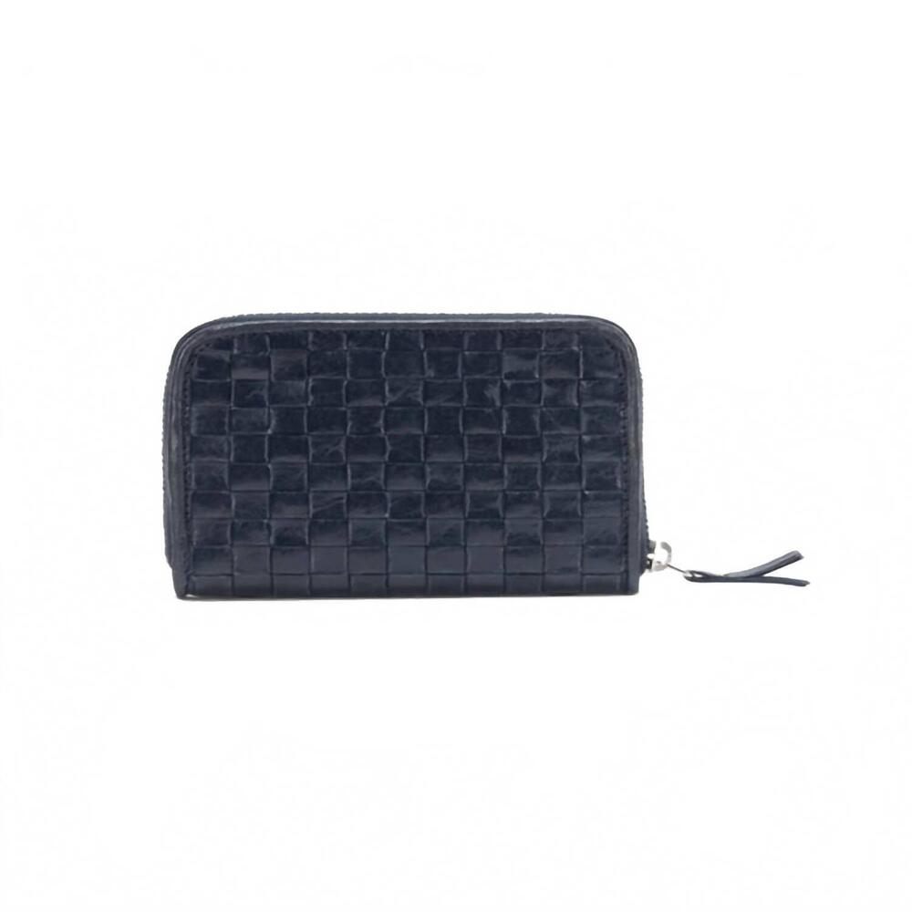 NEW UASHMAMA women's vita wallet woven small in blue